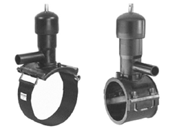 Вентиль с фрезой для врезки под давлением с ответной частью 495404 SDR 11 PE 100 PN 10